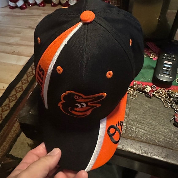 Baltimore Orioles O’s Big Bird Side Script Vintage Strap Cap Hat Clean - Picture 9 of 9